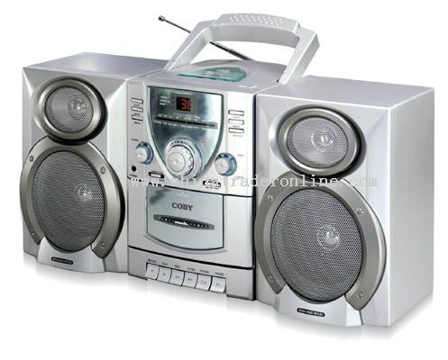 MINI HI-FI CD/STEREO CASSETTE PLAYER/RECORDER with AM/FM TUNER & DETACHABLE SPEAKERS from China